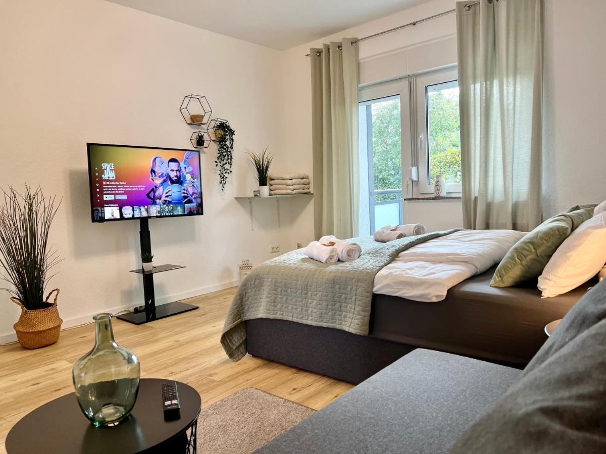 Design Apartment Mit Balkon - Kueche - Netflix Essen Exterior foto